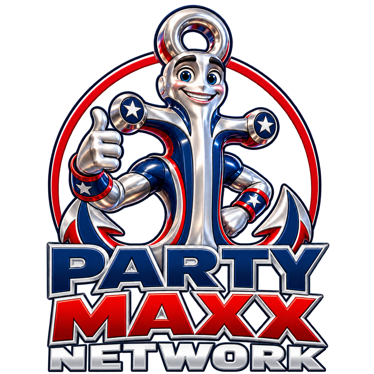 PARTY MAXX NETWORK Anchor logo